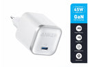 Anker 45W Nano Strømadapter - Hvit
