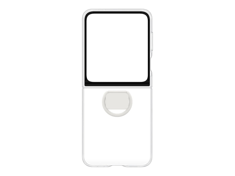 Samsung Silikondeksel m/ring Samsung Z Flip6 - Gjennomsiktig