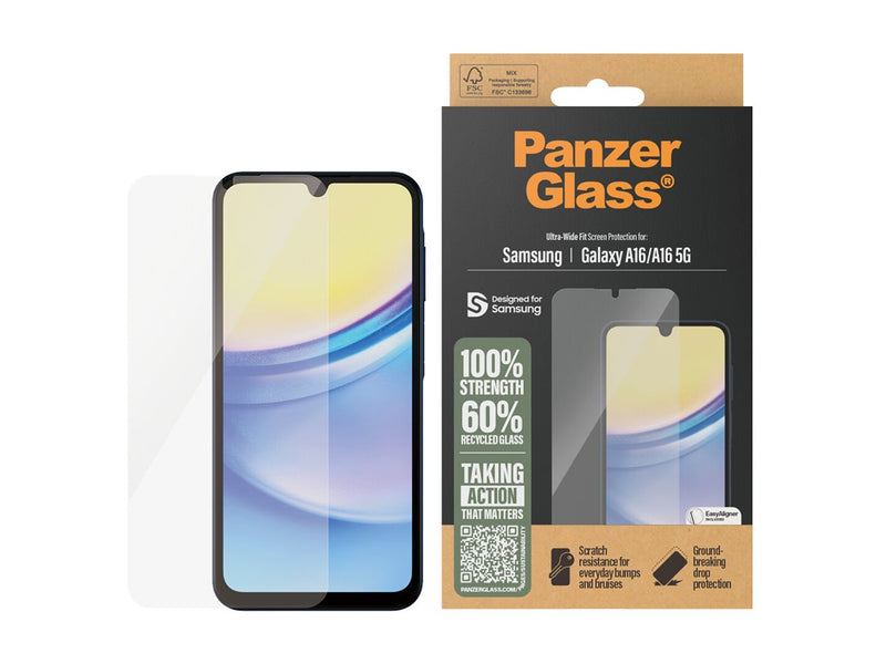 PanzerGlass Skjermbeskyttelse Samsung A16/A16 5G