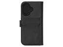 Lommebok med magnetdeksel iPhone 16 - Svart