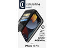 CellularLine Book Agenda Lommebokdeksel iPhone 13 Pro - Svart