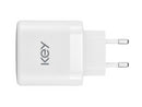 Key 45W Duo Strømadapter USB-C + USB-A