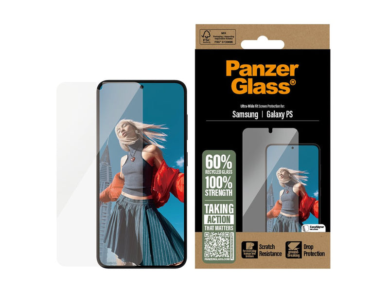 PanzerGlass Skjermbeskyttelse Samsung S25 Edge
