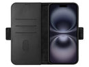 Lommebokdeksel iPhone 16 Plus - Svart