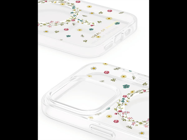 iDeal Mobildeksel iPhone 14/13 Magsafe - Gjennomsiktig Floral