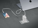 CellularLine 65W Roller Strømadapter USB-C m/uttrekkbar kabel - Hvit