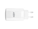 Key 65W Trio Strømadapter 2 x USB-C + USB-A