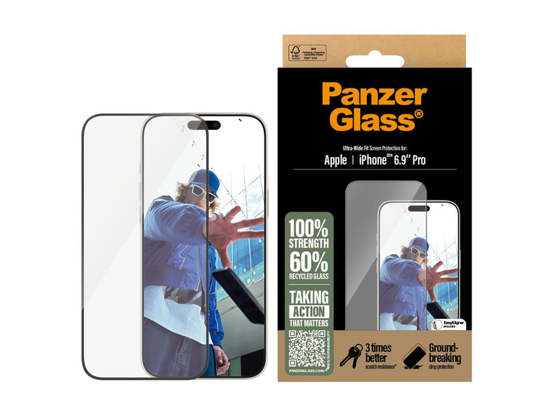 PanzerGlass Skjermbeskyttelse iPhone 16 Pro Max