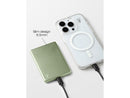 iDeal Slim PowerBank m/Magsafe 5000 mAh - Salviegrønn