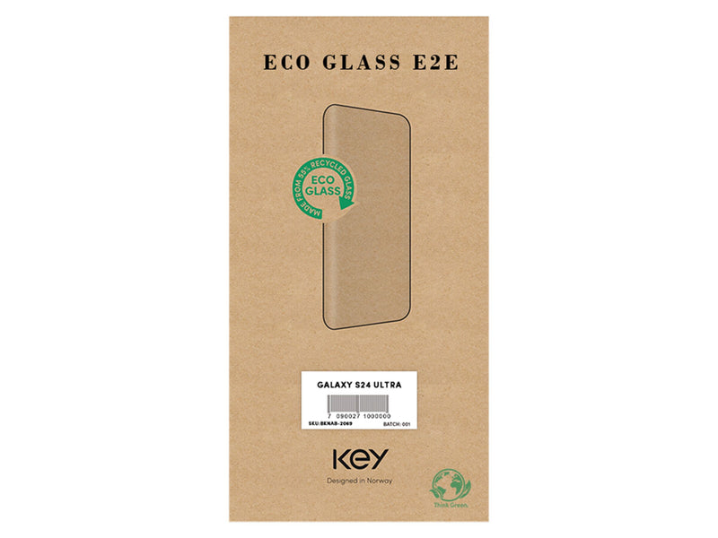 ECO Skjermbeskyttelse heldekkende glass Samsung S24 Ultra