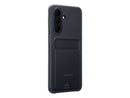 Samsung Silikondeksel m/kortholder Samsung A37 - Svart