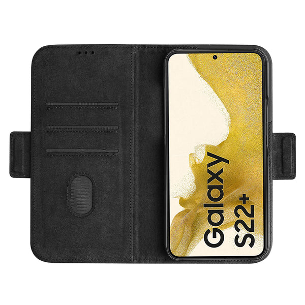 Lommebokdeksel Samsung S22 Plus - Svart