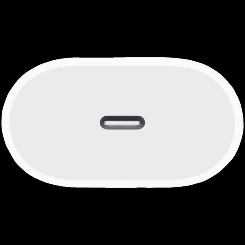 Apple 20W strømadapter USB-C u/kabel - Hvit