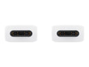 Samsung ladekabel USB-C til USB-C 1m - Hvit