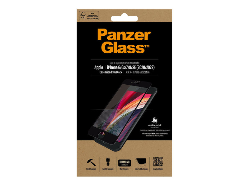 PanzerGlass Skjermbeskyttelse iPhone 8/7/6/SE