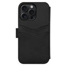 Lommebok med magnetdeksel iPhone 15 Pro - Svart