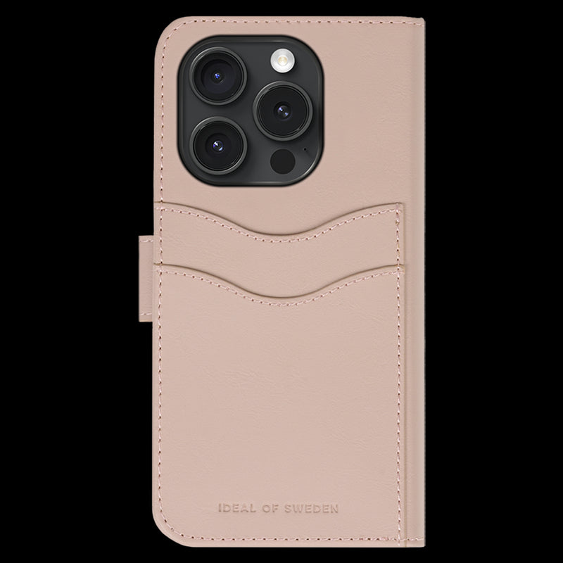 iDeal Magnet Lommebokdeksel iPhone 15 Pro - Rosa