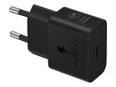 Samsung 25W GaN Strømadapter USB-C - Svart