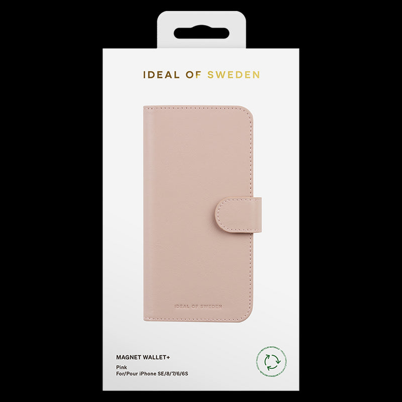 iDeal Magnet Lommebokdeksel iPhone 8/7/6/SE - Rosa
