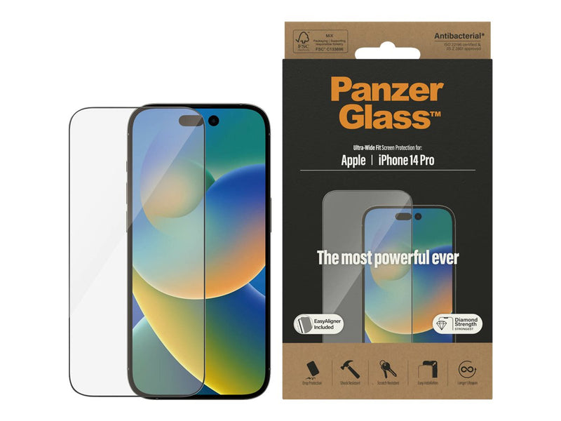 PanzerGlass Skjermbeskyttelse iPhone 14 Pro