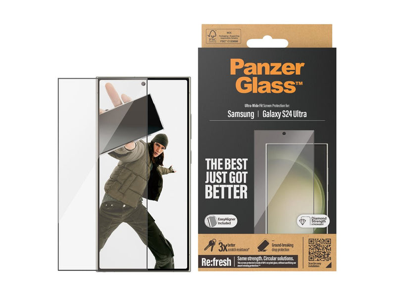 PanzerGlass Skjermbeskyttelse Samsung S24 Ultra