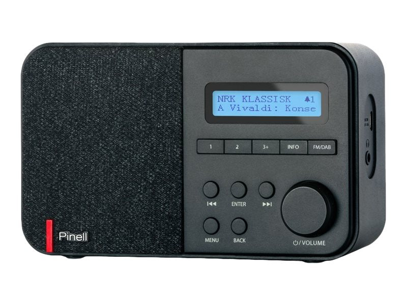 Pinell Supersound Mini DAB-radio - Svart