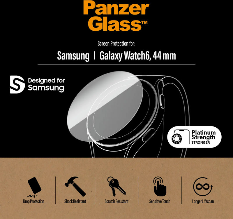 PanzerGlass Skjermbeskyttelse Samsung Watch 6 44mm