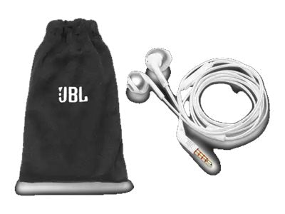 JBL T205 Ørepropper med 3.5mm minijack - Sølv