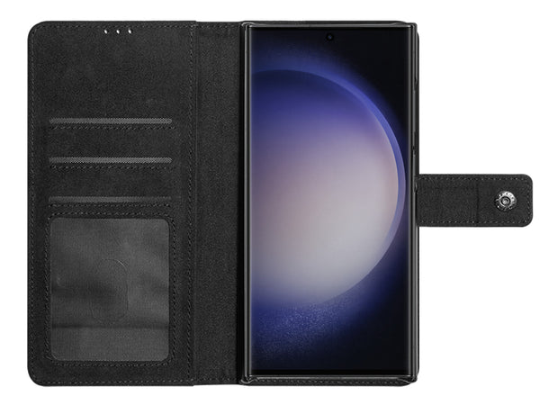 Lommebokdeksel Samsung S23 Ultra - Svart