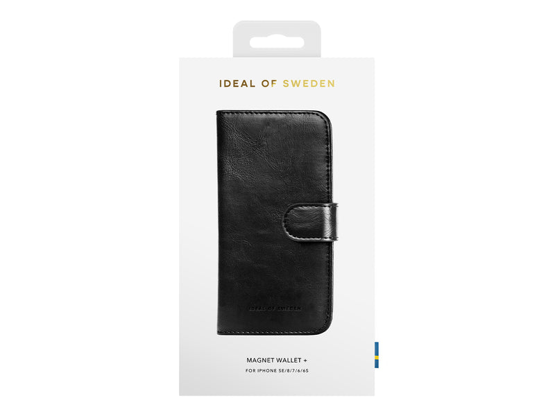 iDeal Magnet Lommebokdeksel iPhone 8/7/6/SE - Svart