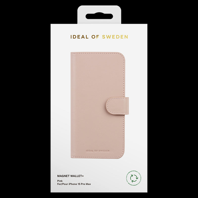 iDeal Magnet Lommebokdeksel iPhone 15 Pro Max - Rosa