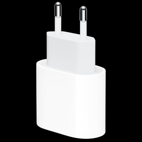 Apple 20W strømadapter USB-C u/kabel - Hvit