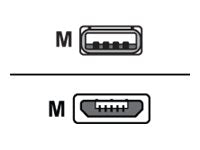 Key Ladekabel USB-A til Micro-USB 1m