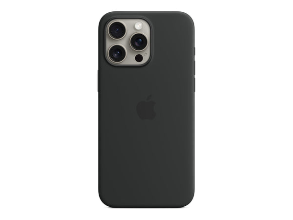 Apple Silikondeksel iPhone 15 Pro Max Magsafe - Svart