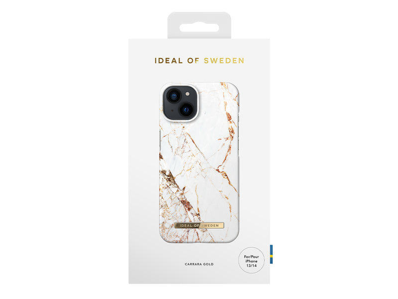 iDeal Hardplast Deksel iPhone 14 Magsafe - Carrara Gull