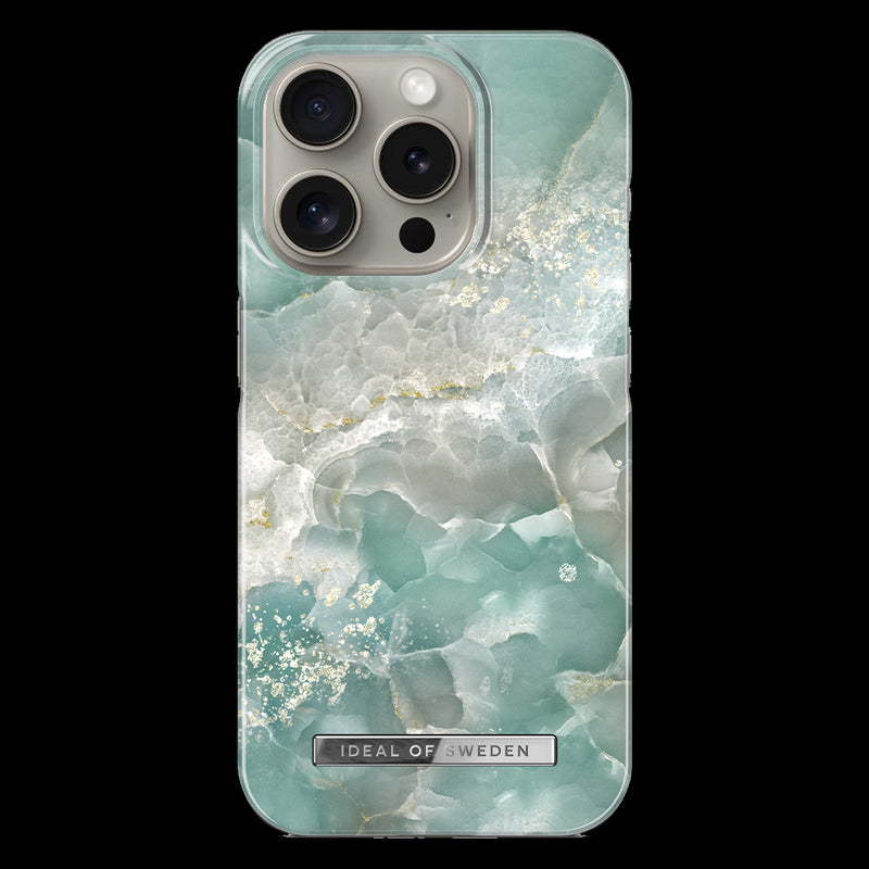 iDeal Hardplast Deksel iPhone 15 Pro Magsafe - Azura Marmor