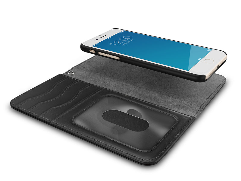 iDeal Magnet Lommebokdeksel iPhone 8/7/6/SE - Svart