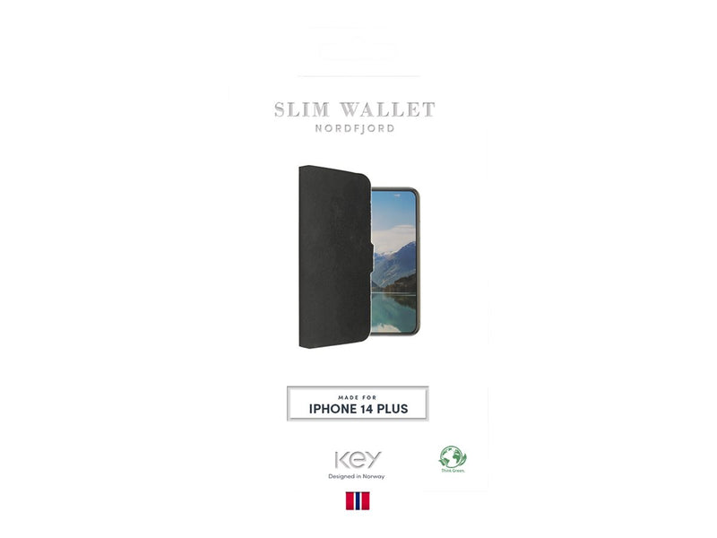 Lommebokdeksel iPhone 14 Plus - Svart