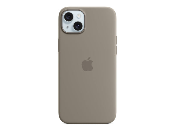 Apple Silikondeksel iPhone 15 Plus Magsafe - Brun
