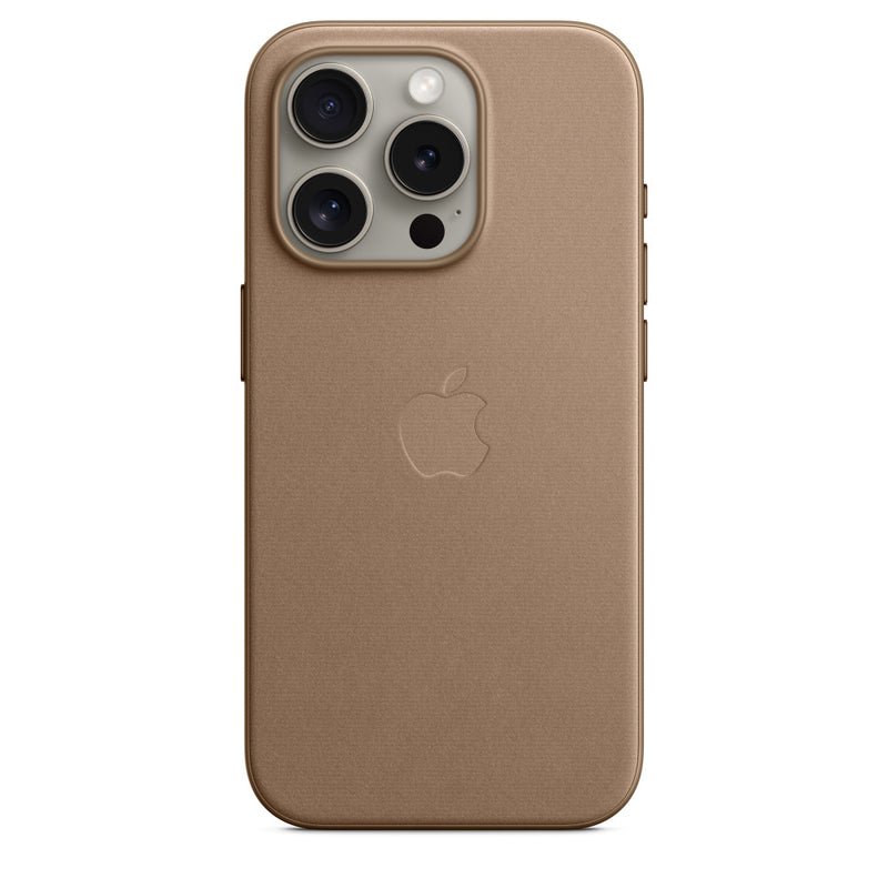 Apple FineWoven Deksel iPhone 15 Pro Magsafe - Brun