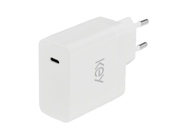 KEY 65W Strømadapter USB-C u/kabel