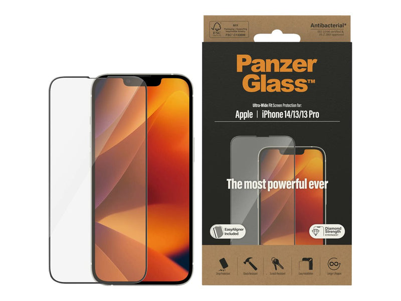 PanzerGlass Skjermbeskyttelse iPhone 14/13/13 Pro
