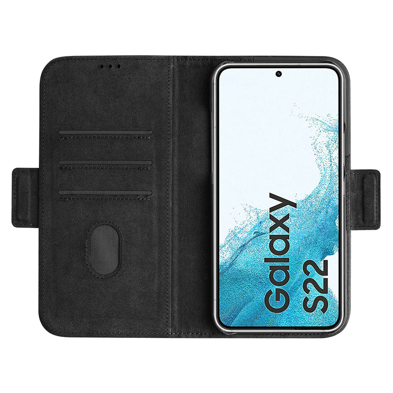 Lommebokdeksel Samsung S22 - Svart
