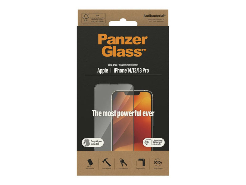 PanzerGlass Skjermbeskyttelse iPhone 14/13/13 Pro