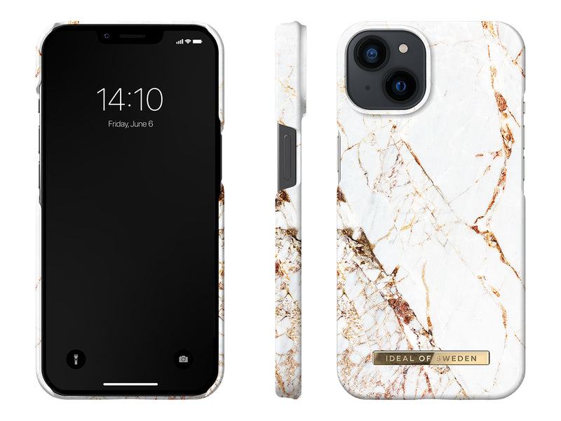 iDeal Hardplast Deksel iPhone 14 Magsafe - Carrara Gull