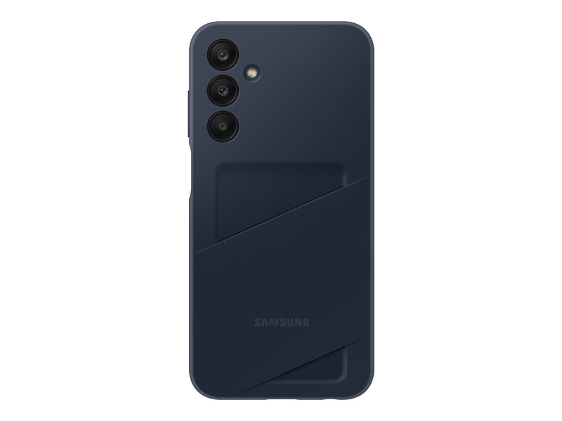 Samsung Silikondeksel m/kortholder Samsung A25 - Mørkeblå