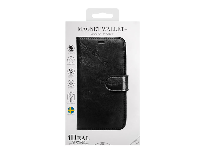 iDeal Magnet Lommebokdeksel iPhone 11/XR - Svart